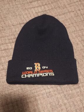 Boston Red Sox 2004 World Series Champions Navy Beanie